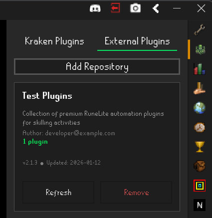 External Plugin Repository